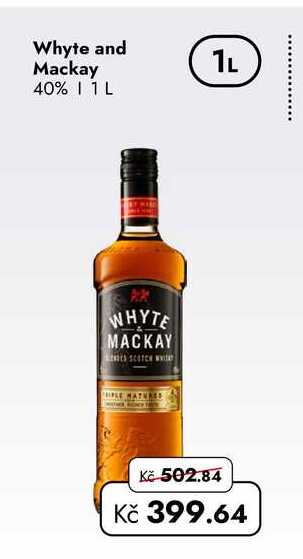 Whyte and Mackay 40% 1L