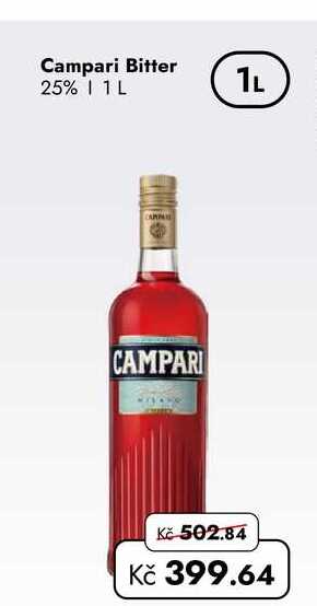 Campari Bitter 25% 1L
