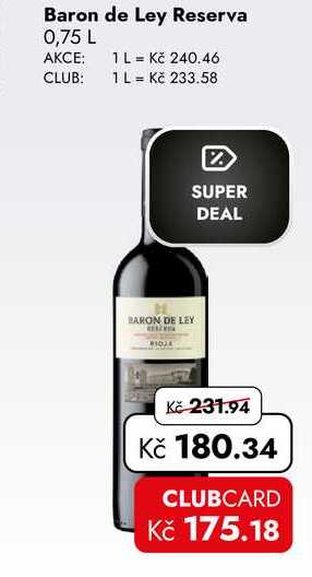 Baron de Ley Reserva 0,75 L