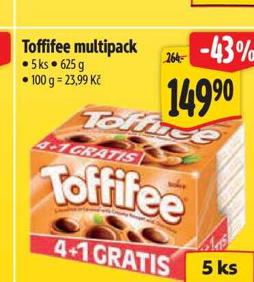Toffifee multipack 5 ks 625 g  