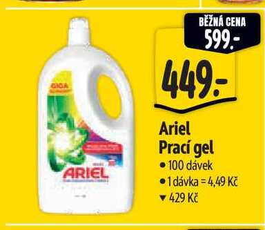 Ariel Prací gel  100 dávek Albert