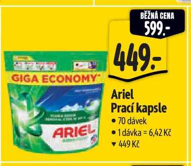 Ariel Prací kapsle 70 dávek Albert