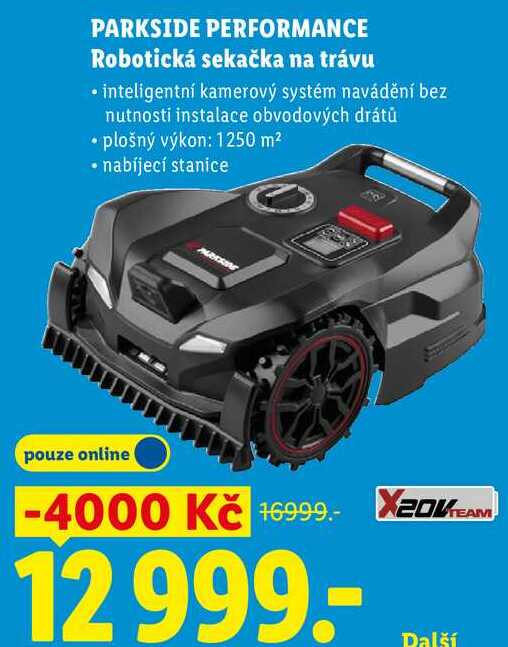 PARKSIDE PERFORMANCE Robotická sekačka na trávu