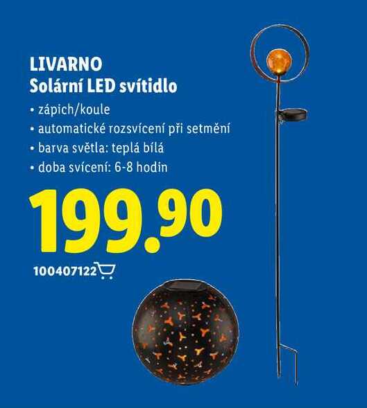 LIVARNO Solární LED svítidlo 