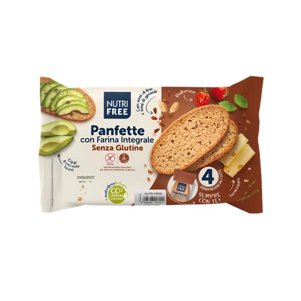 Nutrifree Bezlepkový Celozrnný krájený chléb (4x85g)