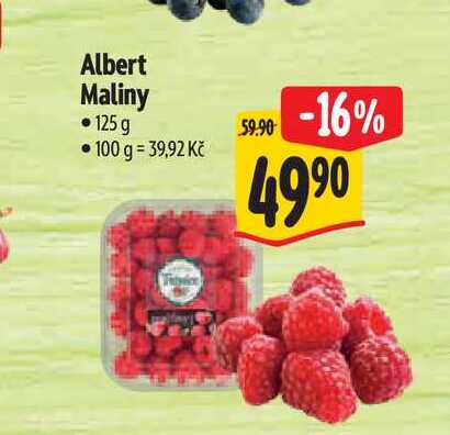 Albert Maliny 125 g  
