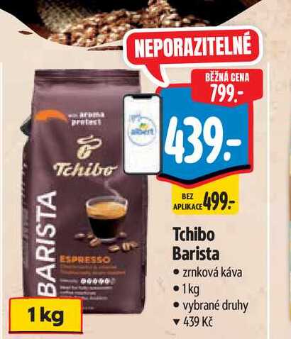   Tchibo Barista zrnková káva 1kg 