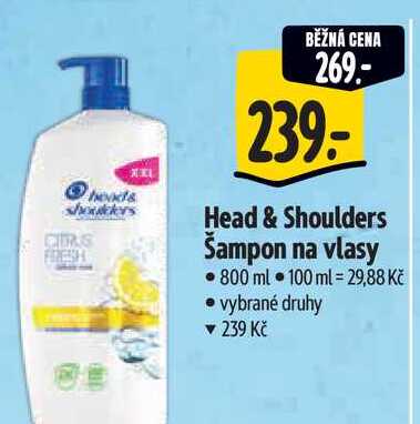 Head & Shoulders Šampon na vlasy 800 ml Albert