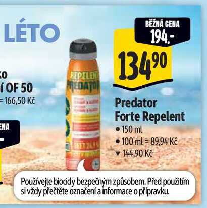 Predator Forte Repelent 150 ml Albert