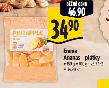   Emma Ananas - plátky 100 g 