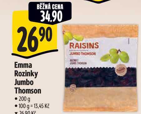   Emma Rozinky Jumbo Thomson 200 g 