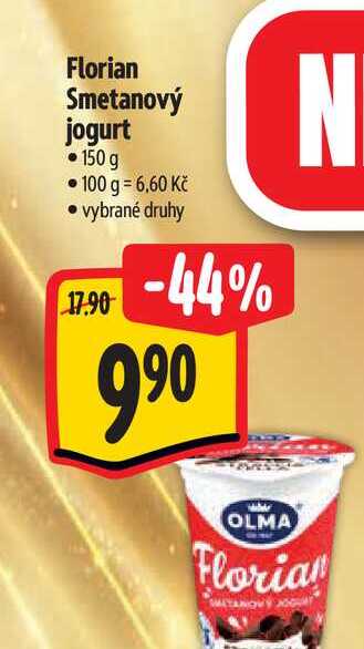 Florian Smetanový jogurt 150 g 