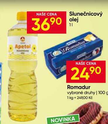 Apetol Slunečnicový olej 1l