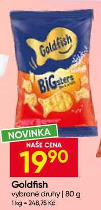 Goldfish vybrané druhy 80 g