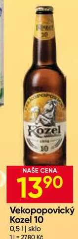 Velkopopovický Kozel 10 0,5l sklo 