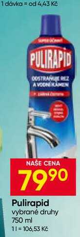 Pulirapid vybrané druhy 750 ml