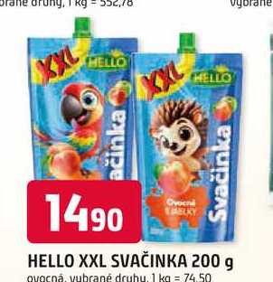HELLO XXL SVAČINKA 200 g Trefa