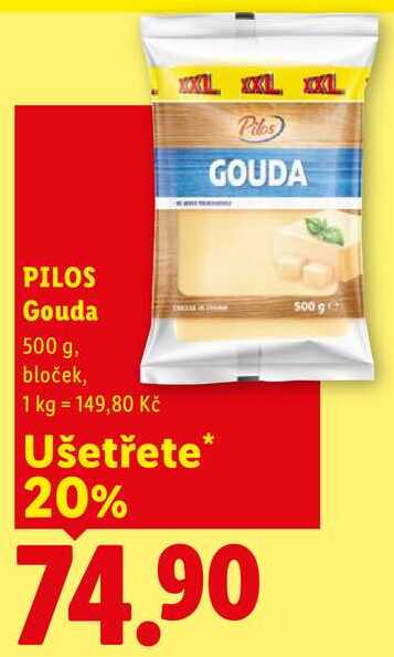 PILOS Gouda, 500 g