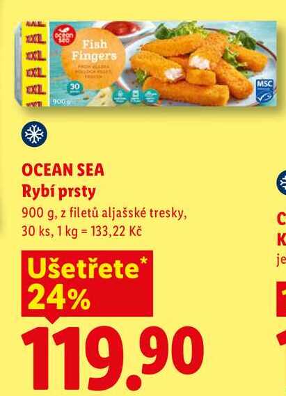 OCEAN SEA Rybí prsty, 900 g