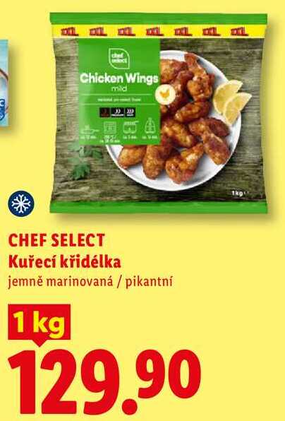 CHEF SELECT Kuřecí křidélka, 1 kg