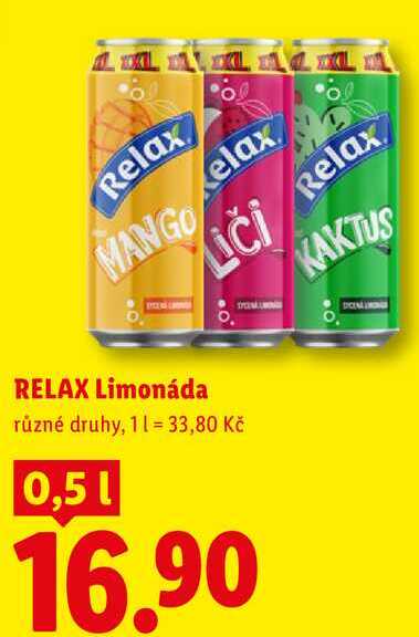 RELAX Limonáda, 0,5 l