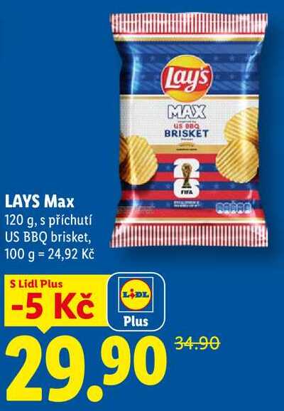 LAYS Max, 120 g