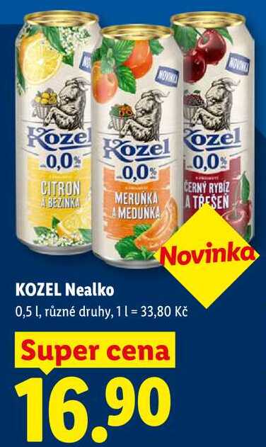 KOZEL Nealko, 0,5 l