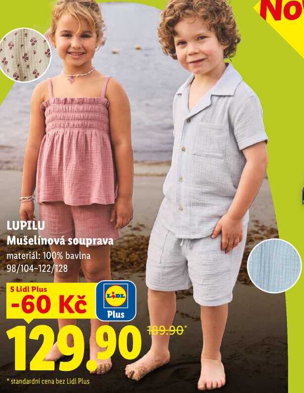 LUPILU Mušelinová souprava