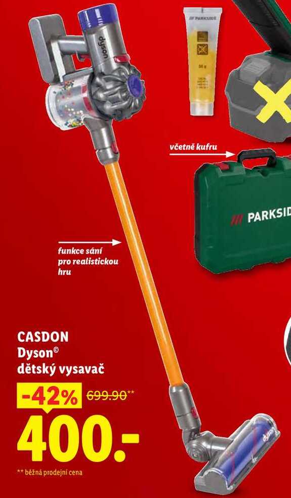CASDON Dyson dětský vysavač 
