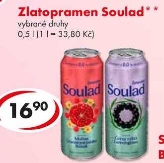 Zlatopramen Soulad, 0,5 l