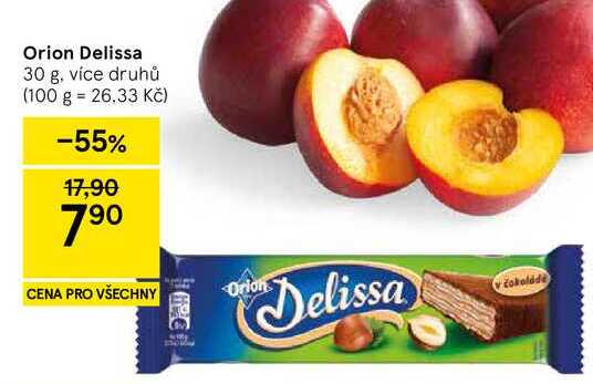 Orion Delissa, 30 g, více druhů
