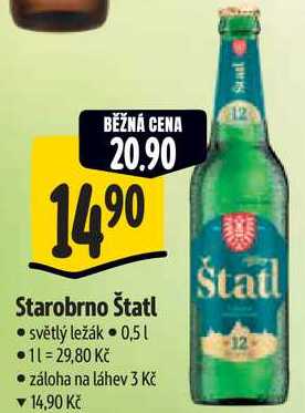 Starobrno Štatl, 0,5 l