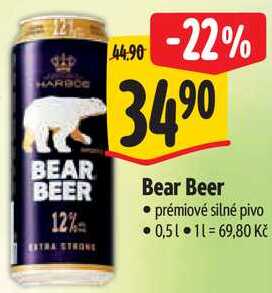 Bear Beer, 0,5 l 
