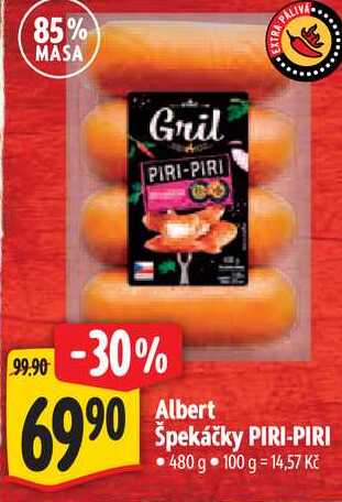 Albert Spekáčky PIRI-PIRI, 480 g
