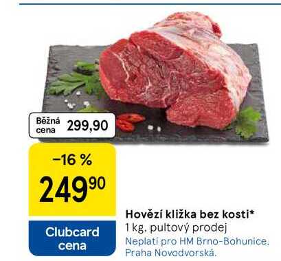 Hovězí kližka bez kosti, 1 kg