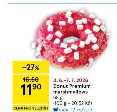Donut Premium marshmallows, 58 g  