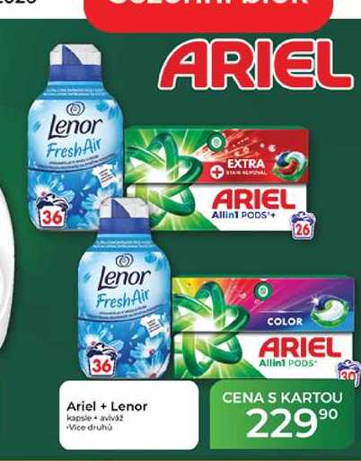 Ariel + Lenor kapsle Tamda Foods