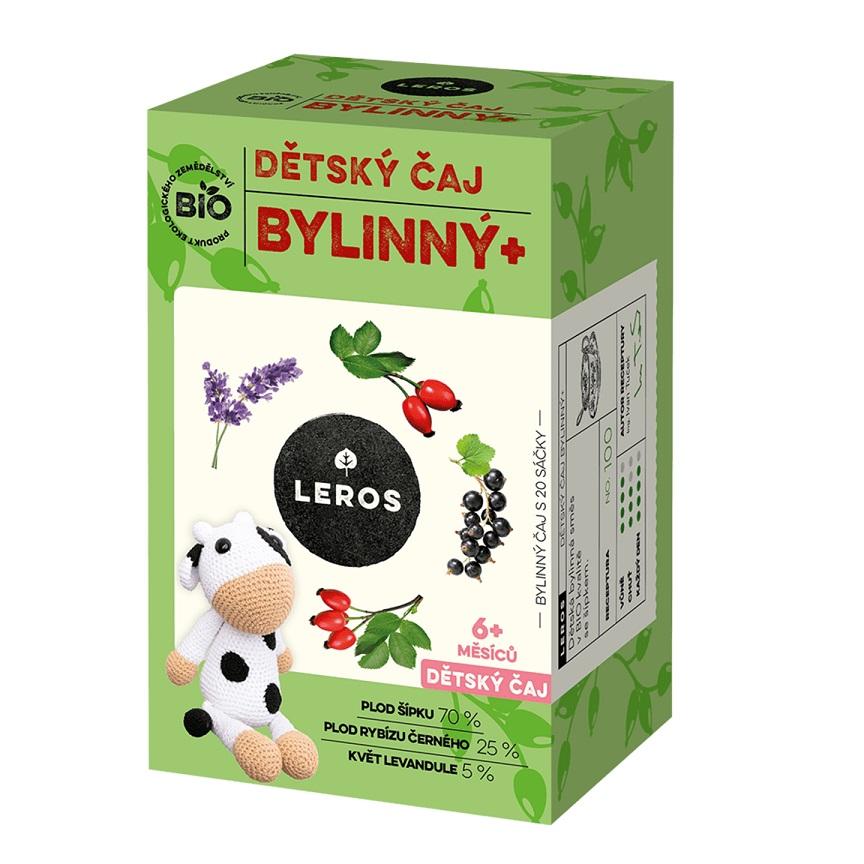 Leros Dětský čaj bylinný + 6m Bio 20x2g Lékárna LEMON
