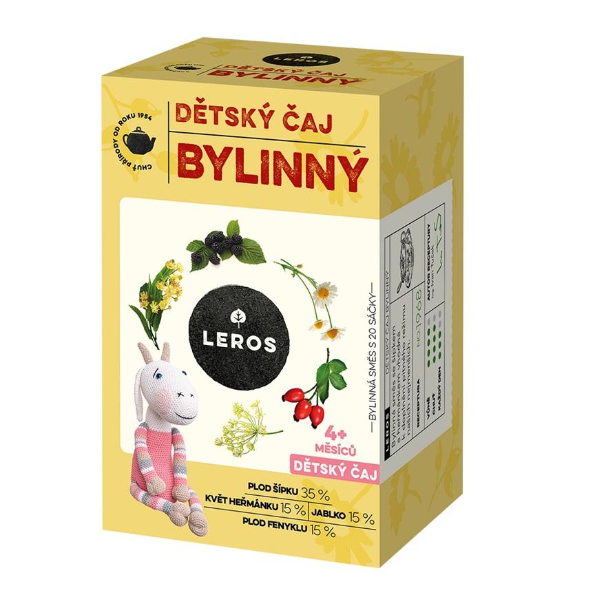 Leros Dětský čaj bylinný 4m 20x1.8g Lékárna LEMON