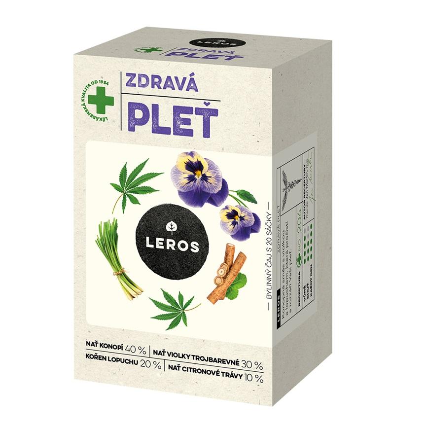 Leros Zdravá pleť čaj 20x1.5g
