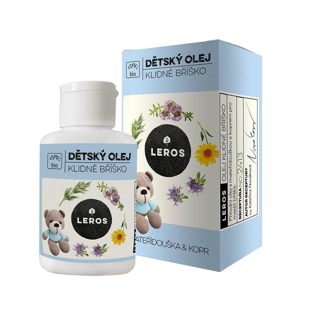 Leros Dětský olej klidné bříško 60ml Lékárna LEMON