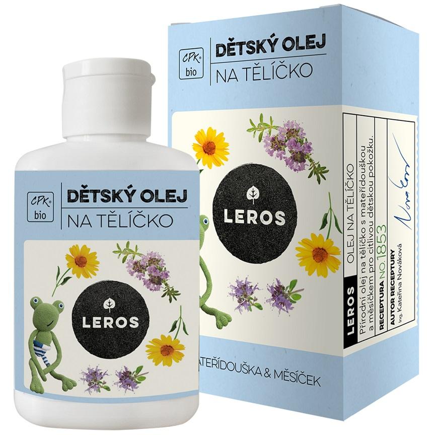 Leros Dětský olej na tělíčko 100ml Lékárna LEMON