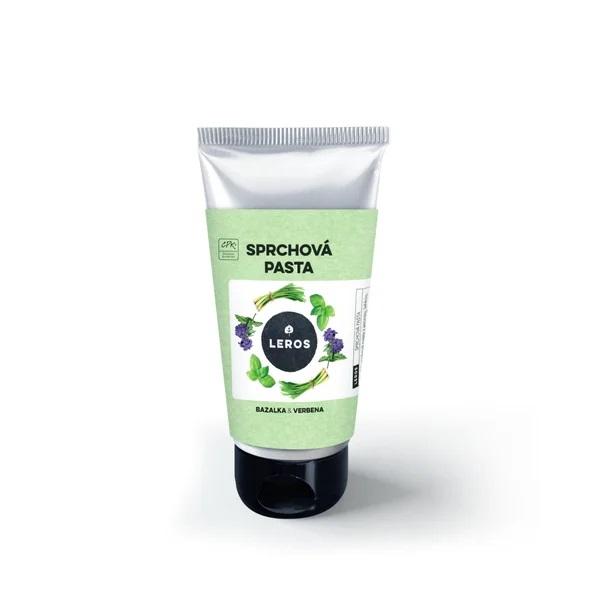 Leros Sprchová pasta bazalka & verbena 130 ml Lékárna LEMON