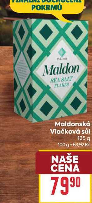 Maldonská Vločková sůl 125 g  