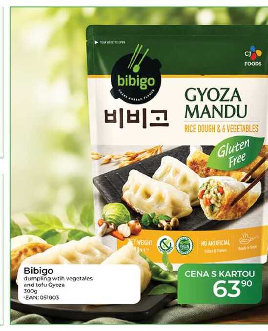 Bibigo dumpling wtih vegetales and tofu Gyoza 300g