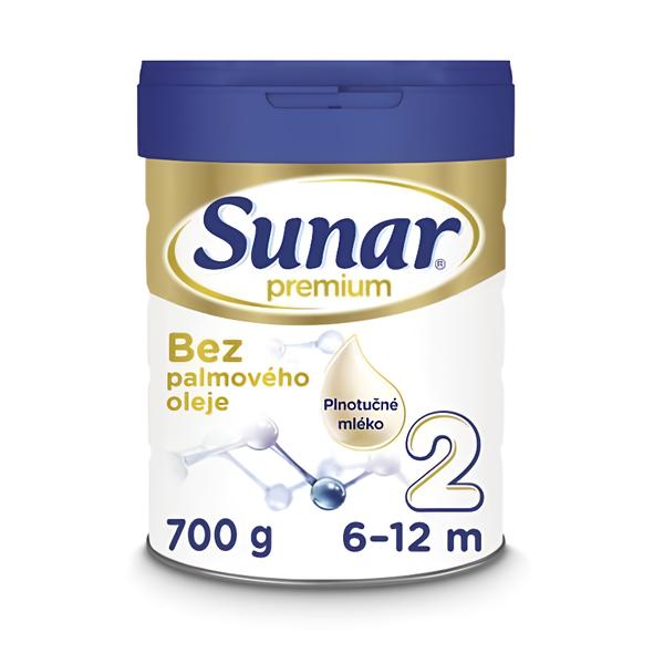 Sunar Premium 2, pokračovací kojenecké mléko od uk. 6. měsíce Košík.cz