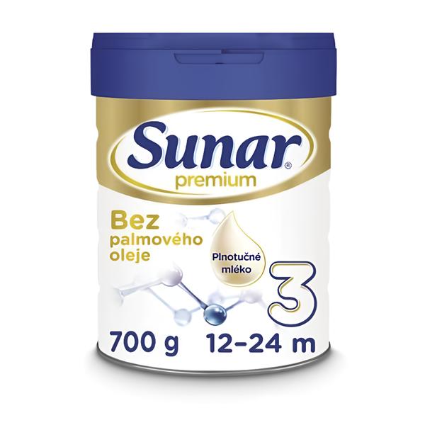 Sunar Premium 3, batolecí mléko od uk. 12. měsíce Košík.cz