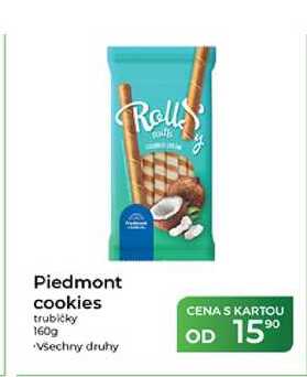 Piedmont cookies trubičky 160 g