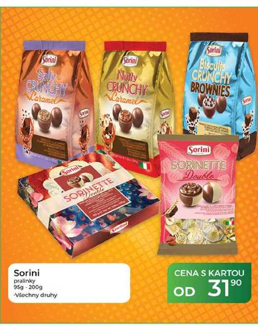 Sorini pralinky 95g-200g