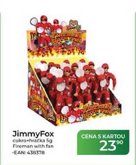 JimmyFox cukro hracka 5g Fireman with fan